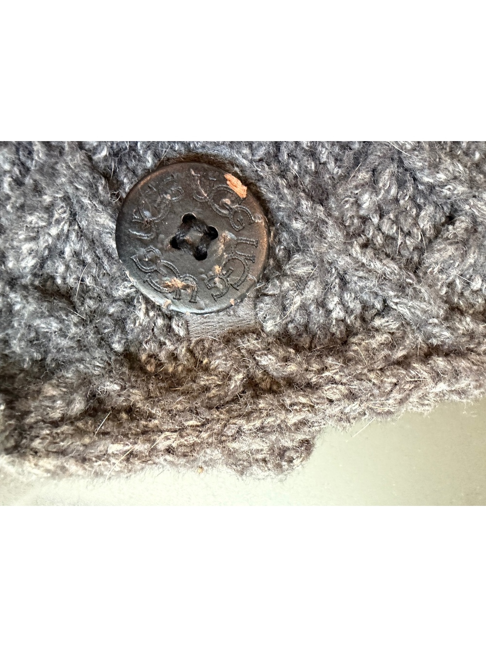 UGG Australia Women's Gray Knit Button Mid-Calf Boots Size 10 - Picture 8 of 12